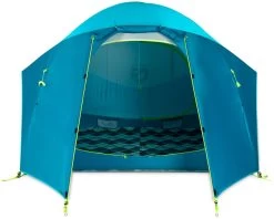 NEMO Aurora Highrise Kuppelzelt, 4-Personen, 228x254cm, Blau -Campingausrüstung Geschäft 95799 0 4