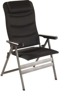 Wecamp Merlin XL Campingstuhl, Schwarz