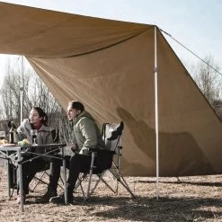 KingCamp Khan Plus Tarp, 545x250x210cm, Beige -Campingausrüstung Geschäft 96220 0 3
