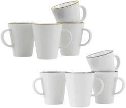 Gimex Linea Line Henkelbecher, 4er-Set