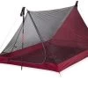 MSR Thru-Hiker Mesh House 2 Zelt, 2-Personen, 213x132cm, Rot/grau