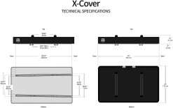 IKamper X-Cover 2.0 Dachzelt Mit Hartschale, Mattschwarz -Campingausrüstung Geschäft 98784 0 5