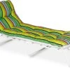 Best Wörthersee Dreibeinliege, Weiß/bunt-gestreift
