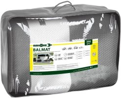 Brunner Balmat Zeltteppich, 250x450cm, Grau/weiß