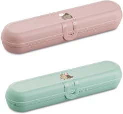 Koziol Kozio Klikk Ready Etui + Besteckset, 3-teilig, Pusheen Hi